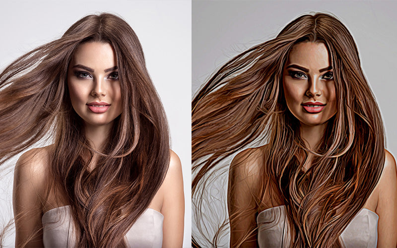 Digital Oil Art Photoshop Actions