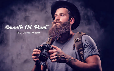 Digital Oil Art Photoshop Actions