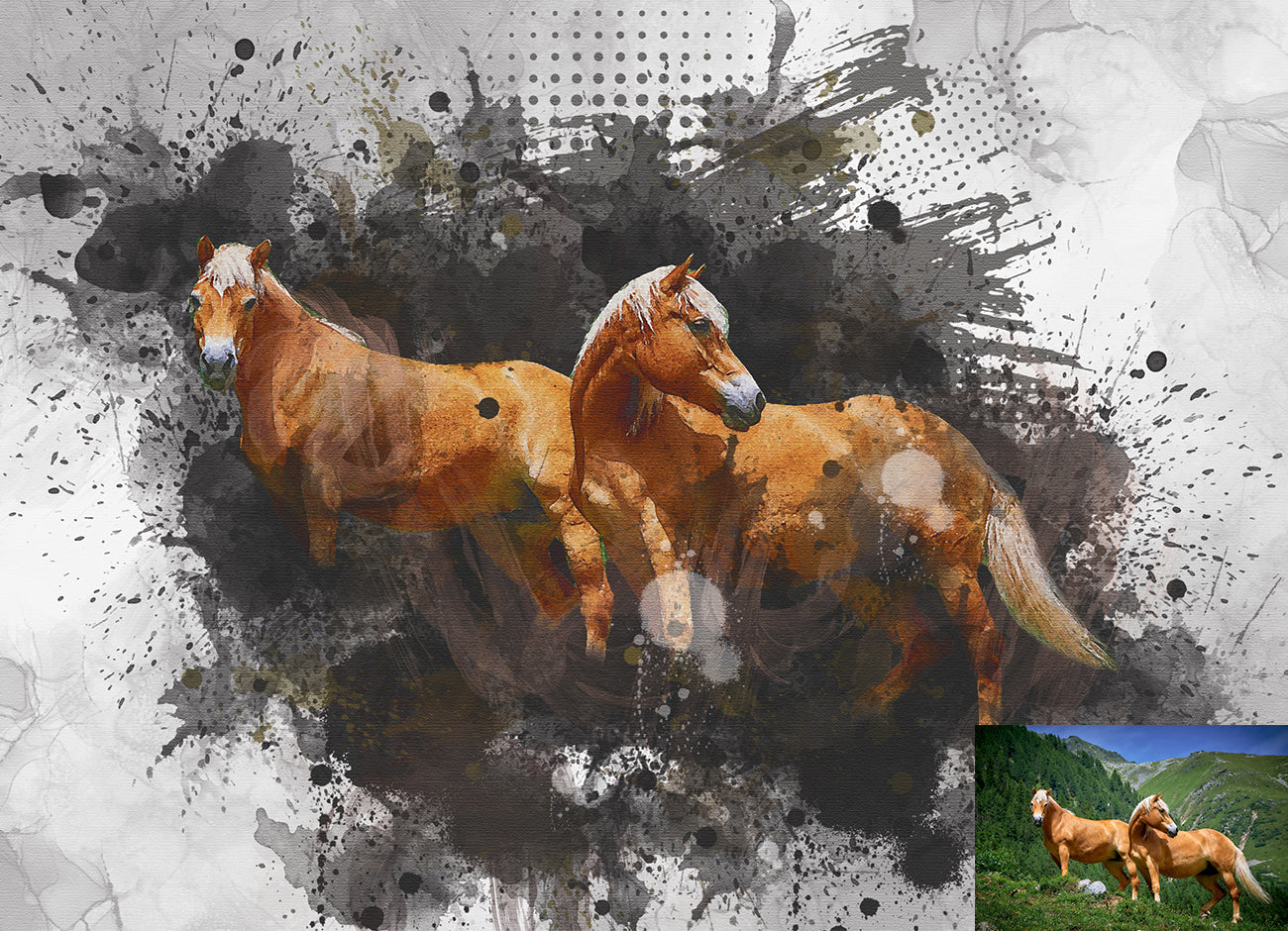 15-In-1 Realistic Effects Photoshop Actions Bundle - Artixty