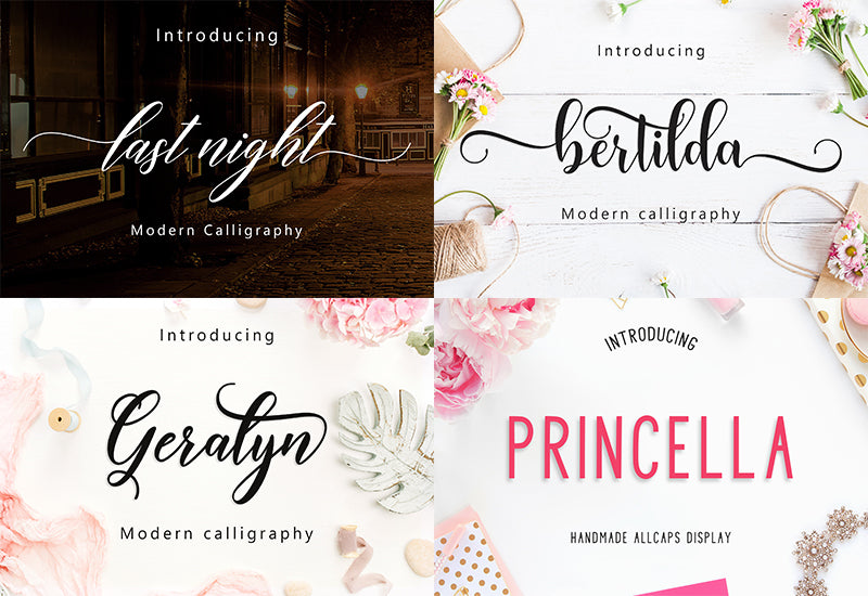 The Swirly Bundle Of Fonts and Presentation Templates - Artixty