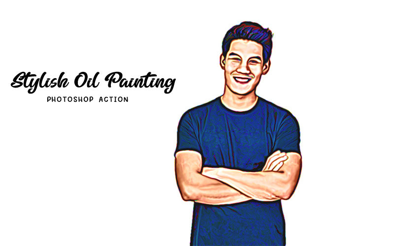 Digital Oil Art Photoshop Actions