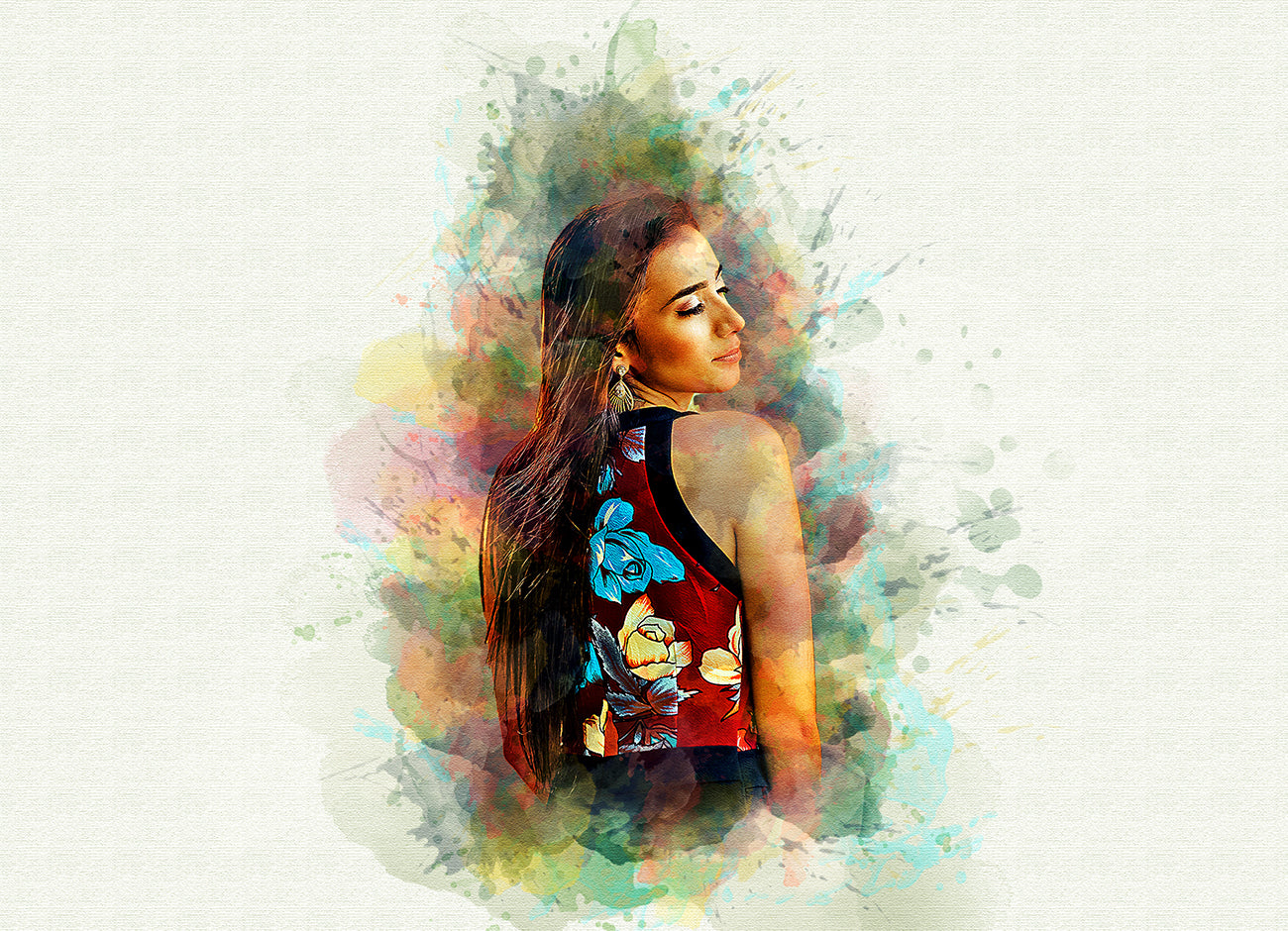 22 Watercolor Effect Photoshop Actions Bundle - Artixty