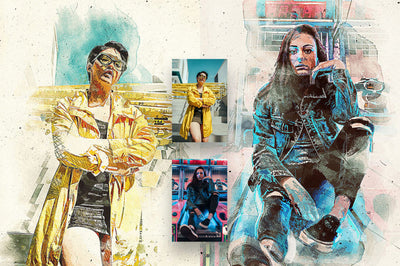 Amazing Artistic Photoshop Actions Bundle - Artixty