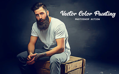 Digital Oil Art Photoshop Actions