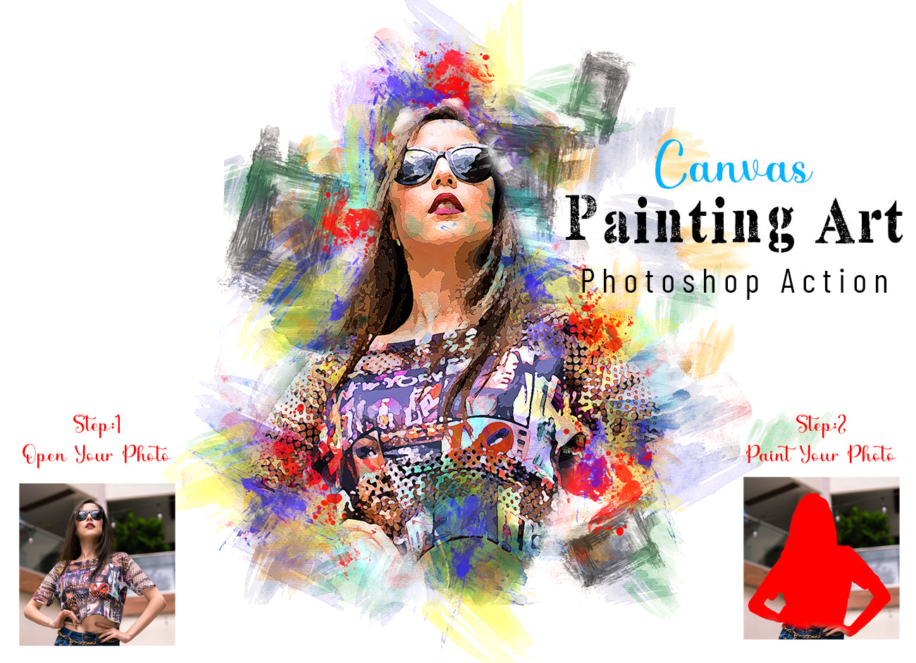 The Surprised Effect Photoshop Actions Bundle - Artixty