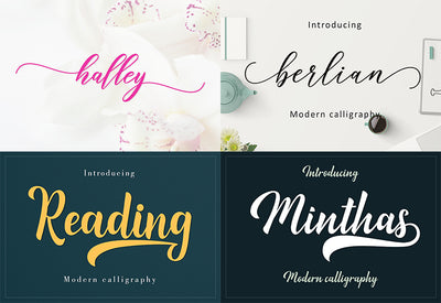 The Swirly Bundle Of Fonts and Presentation Templates - Artixty