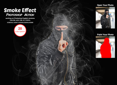 11-In-1 Smoke Photoshop Actions Bundle - Artixty