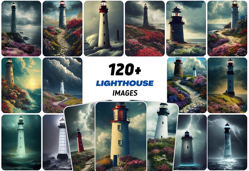 120+ Spectacular Lighthouse Images Bundle - Artixty