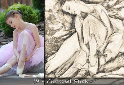 25 Realistic Charcoal Drawing & Sketching Effects - Artixty