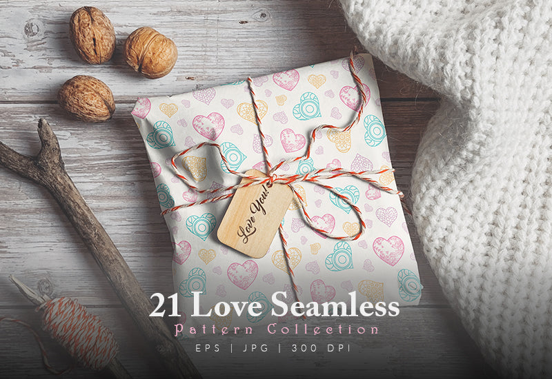 214+ Lovely Seamless Vector Patterns Bundle-Graphics-Artixty