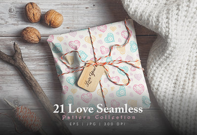 214+ Lovely Seamless Vector Patterns Bundle-Graphics-Artixty