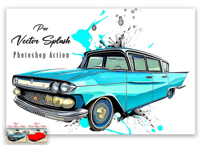12 Mixed Art Photoshop Actions Bundle - Artixty
