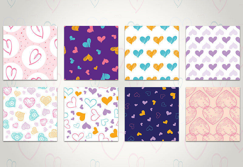214+ Lovely Seamless Vector Patterns Bundle-Graphics-Artixty