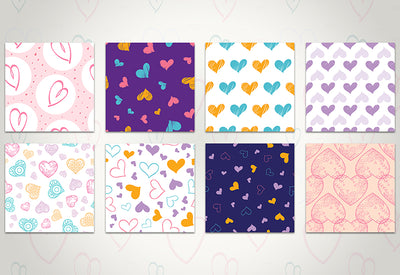 214+ Lovely Seamless Vector Patterns Bundle-Graphics-Artixty