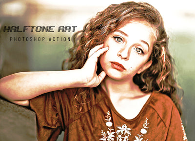 12 Halftone Effect Photoshop Actions Bundle - Artixty