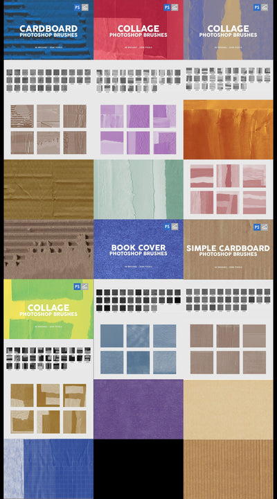 3000+ Photoshop Texture & Stamp Brushes Bundle - Artixty