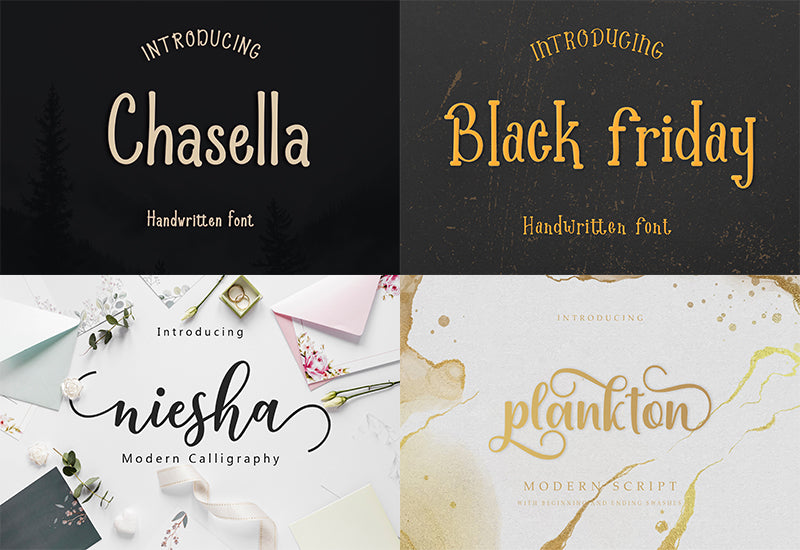 The Swirly Bundle Of Fonts and Presentation Templates - Artixty