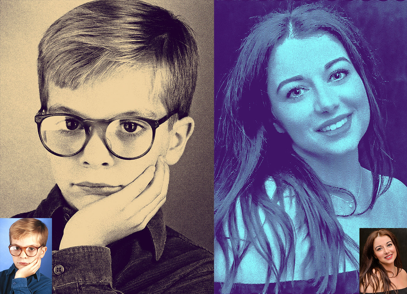 15-In-1 Drawing Effect Photoshop Actions Bundle - Artixty