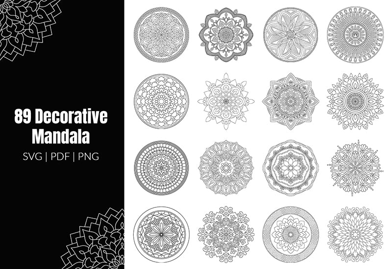 350+ Super Mandala Designs Bundle-Templates-Artixty