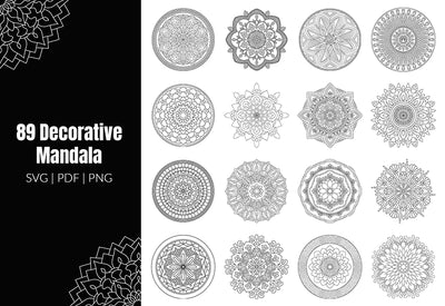 350+ Super Mandala Designs Bundle-Templates-Artixty