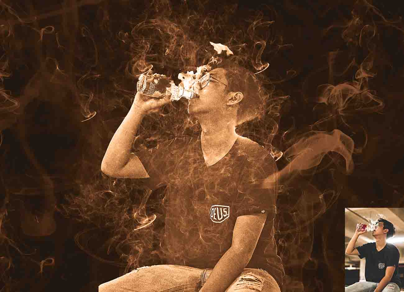 11-In-1 Smoke Photoshop Actions Bundle - Artixty