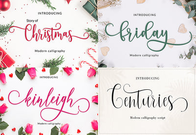 The Swirly Bundle Of Fonts and Presentation Templates - Artixty