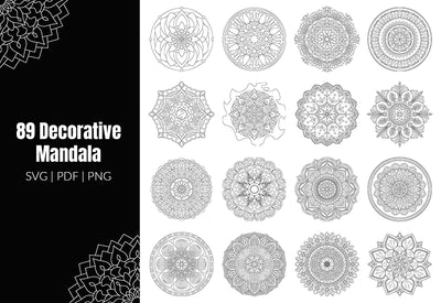 350+ Super Mandala Designs Bundle-Templates-Artixty