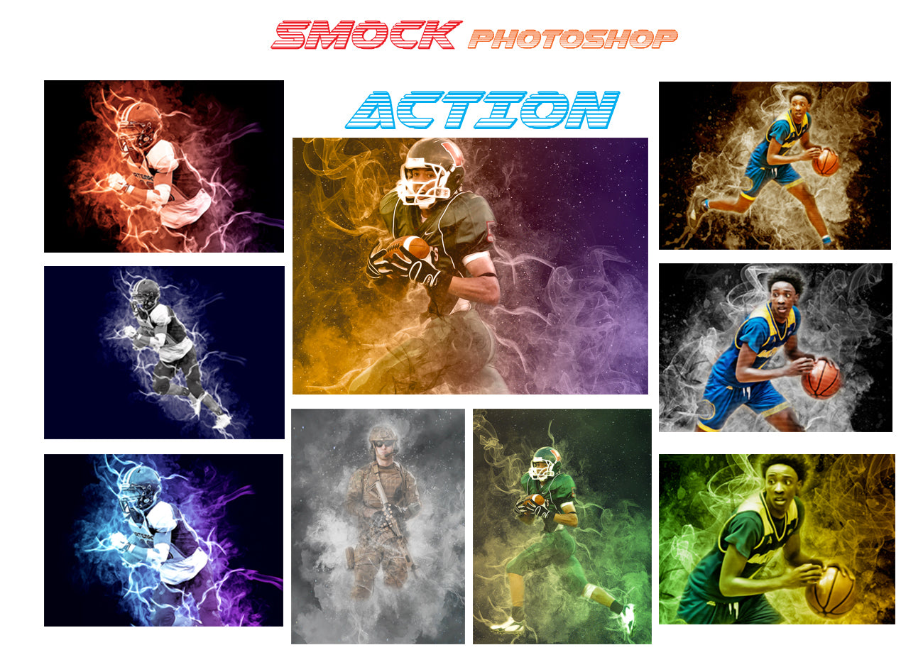 11-In-1 Smoke Photoshop Actions Bundle - Artixty