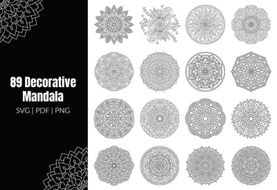 350+ Super Mandala Designs Bundle-Templates-Artixty