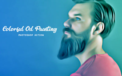 Digital Oil Art Photoshop Actions