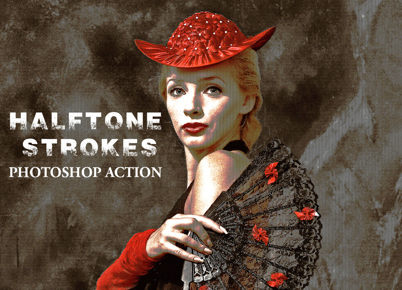 12 Halftone Effect Photoshop Actions Bundle - Artixty