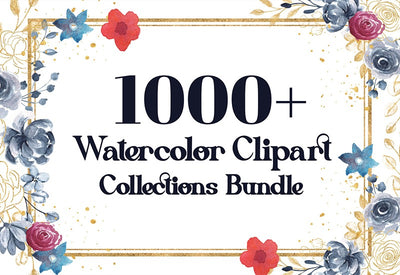 1000+ Watercolor Clipart Mega Collection - Artixty