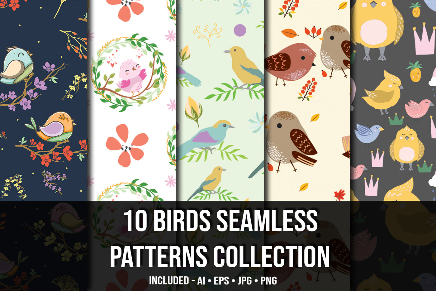 All In One Unique Seamless Patterns Collection-Graphics-Artixty