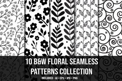 All In One Unique Seamless Patterns Collection-Graphics-Artixty