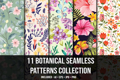 All In One Unique Seamless Patterns Collection-Graphics-Artixty