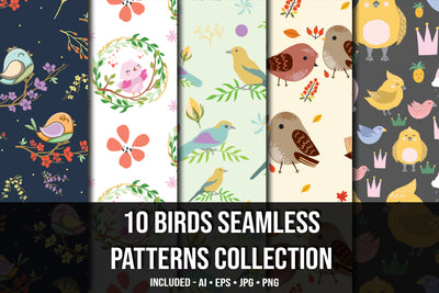 All In One Unique Seamless Patterns Collection-Graphics-Artixty