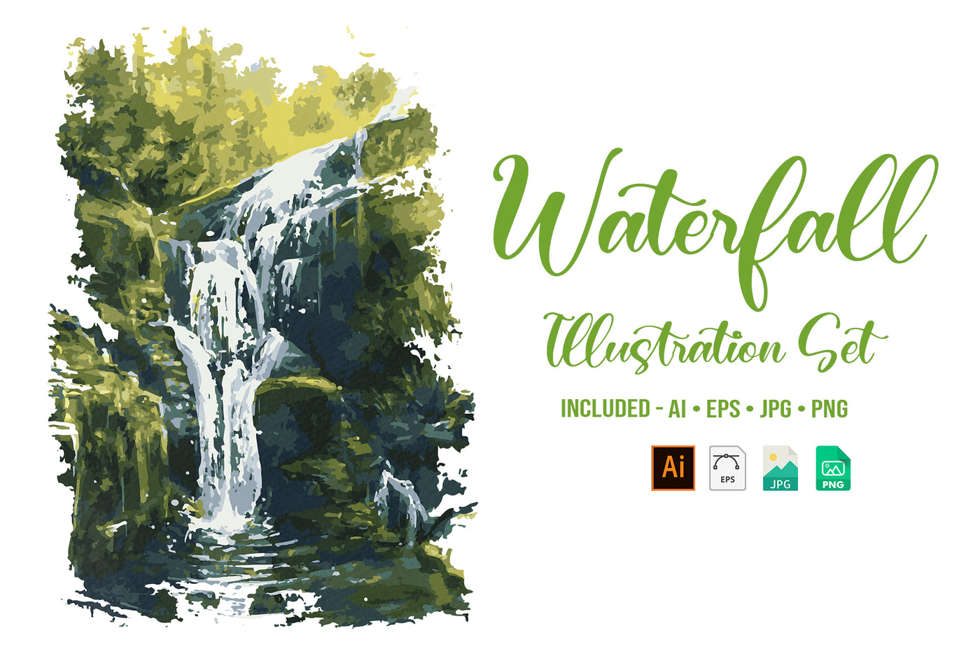 1090 Prestigious Watercolor Illustrations Bundle-Graphics-Artixty