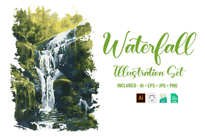 1090 Prestigious Watercolor Illustrations Bundle-Graphics-Artixty