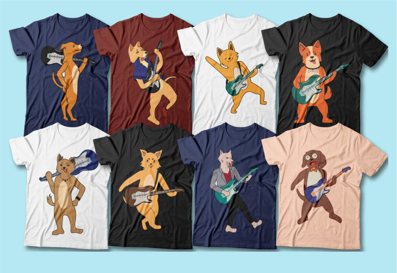 The Fancy T-Shirt Designs Bundle - 375+ Designs-Templates-Artixty