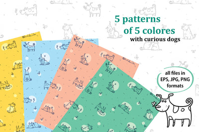 Hand-Drawn Dog Designs Mega Bundle - Artixty