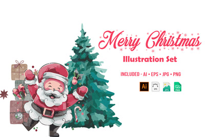 1090 Prestigious Watercolor Illustrations Bundle-Graphics-Artixty