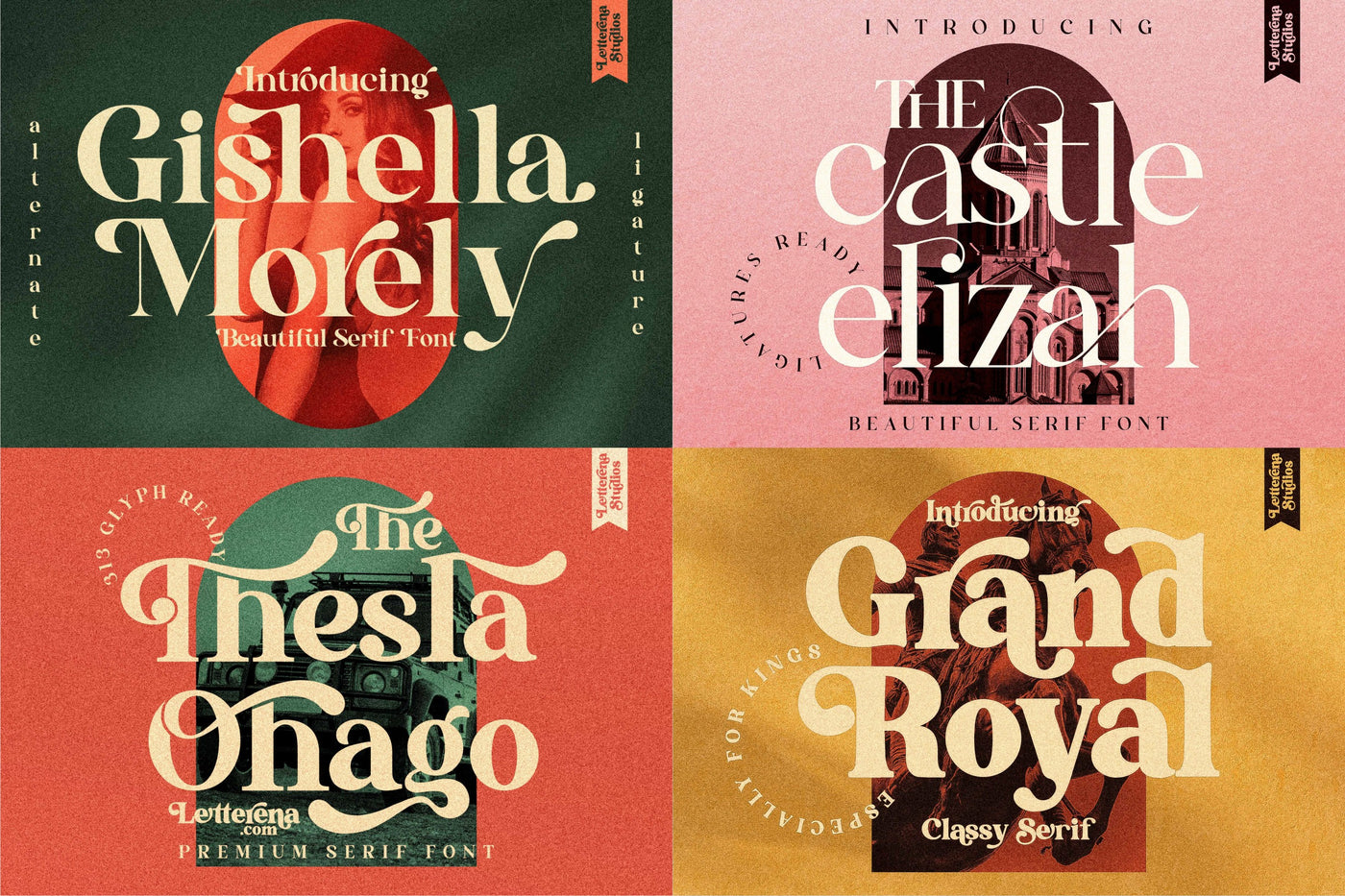 The Aristocratic Font Mega Bundle - 144 Classic Fonts-Fonts-Artixty
