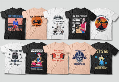 The Fancy T-Shirt Designs Bundle - 375+ Designs-Templates-Artixty