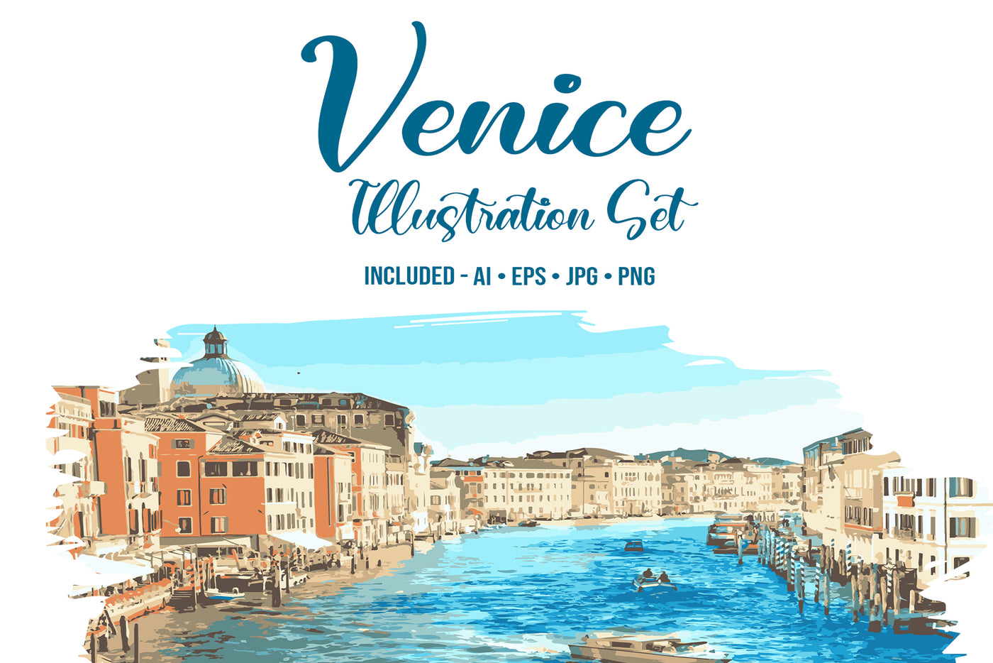 1090 Prestigious Watercolor Illustrations Bundle-Graphics-Artixty