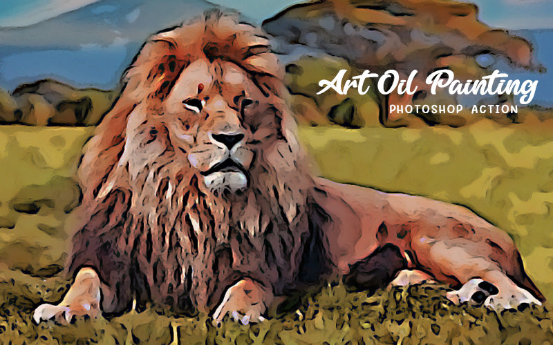 Digital Oil Art Photoshop Actions