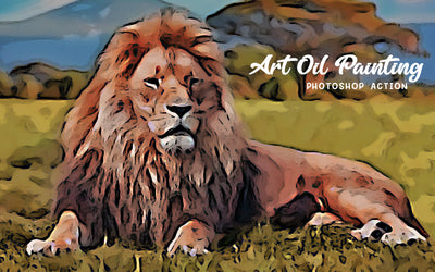 Digital Oil Art Photoshop Actions