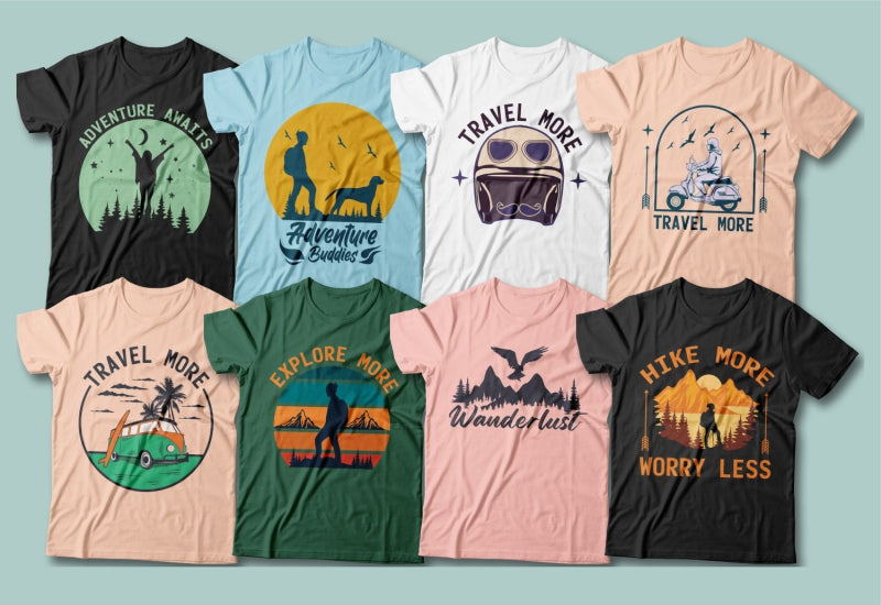 The Fancy T-Shirt Designs Bundle - 375+ Designs-Templates-Artixty