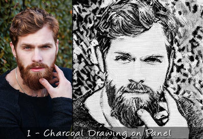 25 Realistic Charcoal Drawing & Sketching Effects - Artixty
