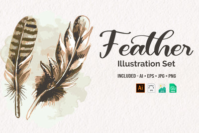 1090 Prestigious Watercolor Illustrations Bundle-Graphics-Artixty