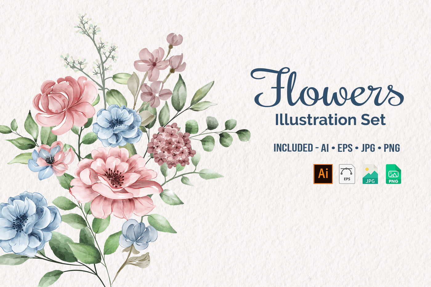 1090 Prestigious Watercolor Illustrations Bundle-Graphics-Artixty